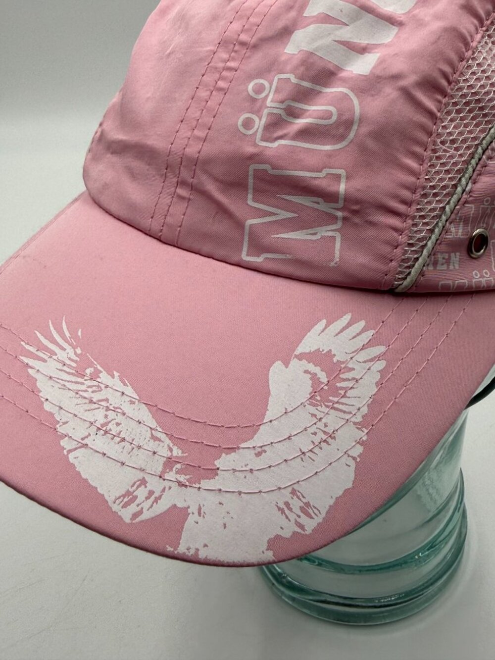 Robin Ruth Munchen Germany Hat Pink Strapback Cap One Size Adjustable Souvenir - Picture 6 of 10
